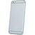Beeyo Diamond Frame Aizmugurējais Silikona Apvalks priekš Samsung G920 Galaxy S6 Caurspīdīgs - Balts