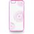 Beeyo Flower Dots Силиконовый Чехол для Huawei Y6 / Y5 (2017) Прозрачный - Розовый