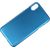 Mercury i-Jelly Back Case Izturīgs Aizmugurējais Silikona Apvalks Ar Metālisku Spīdumu Priekš  Apple iPhone XS MAX Zils