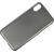 Mercury i-Jelly Back Case Izturīgs Aizmugurējais Silikona Apvalks Ar Metālisku Spīdumu Priekš  Apple iPhone XS MAX Pelēks