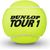 Tennis balls Dunlop TOUR BRILLIANCE UpperMid 4-tube ITF