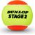 Tennis balls Dunlop STAGE 2 ORANGE 3-tube ITF