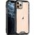 Mocco Acrylic Air Case Aizmugurējais Silikona Apvalks Priekš Apple iPhone 12 Pro Max Caurspīdīgs-Melns