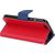 Mocco Fancy Book Case Чехол Книжка для телефона Apple Iphone 12 / 12 Pro Красный - Синий