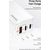 USAMS MTXLOGTC02 tīkla lādētājs USB / 2 x USB-C / 65W / 5A / Quick Charge 3.0 balts