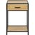 Столик вспомогательный SEAFORD 42x35xH63см, с ящиком, матерял: мебельная пластина с ламинированным покрытием, цвет: дуб
