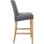 Bāra krēsls BOSTON 53x40xH108cm, pelēks Bāra krēsls