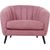 Кресло MELODY 100x88xH76см, розовое