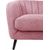 Atpūtas krēsls MELODY 100x88xH76cm, rozā