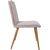 Chair NOVA 59x53,5xH92cm, grayish pink