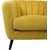 Кресло MELODY 100x88xH76см, желтое