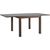 Ēdamistabas galds TIFFANY 90+90x90xH75,5cm, galda virsma: dabīgs finierējums, apdare: lakots, dižskābarža kājas un rāmis