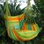Кресло-качалка KUNAYALA 130x127см, 100% хлопок, зеленый