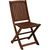 Krēsls MODENA 47x56,5xH91cm, saliekams, koks: meranti, apdare: piesūcināts ar eļļu