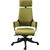 Biroja  krēsls DELPHI ar galvas balstu, 60xD47xH116-128,5cm, sēdeklis un atzveltne: audums, krāsa: olīvzaļš