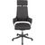Biroja krēsls DELPHI 60x47xH116-128,5cm, sēdeklis un atzveltne: audums, krāsa: melns