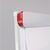 2X3 Balta magnētiska tāfele RED 70x100 ar statīvu