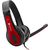 CANYON HSC-1 basic PC headset with microphone, combined 3.5mm plug, leather pads, Flat cable length 2.0m, 160*60*160mm, 0.13kg, Black-red