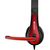 CANYON HSC-1 basic PC headset with microphone, combined 3.5mm plug, leather pads, Flat cable length 2.0m, 160*60*160mm, 0.13kg, Black-red