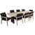 Садовая мебель ROYAL стол и 8 стульев (13258) 280x100xH76см, столешница: тик, обработка: рустикальный, не промасленный