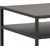 Rakstāmgalds NEWCASTLE 110x45xH75cm, ar plauktu, galda virsma: melns metāls, rāmis: melns