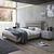 Кровать CELINE с матрасом HARMONY TOP POCKET (86864) 160x200см, обивка из мебельного текстиля, цвет: бежевый