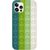 Fusion Pop it силиконовый чехол для Apple iPhone 12 / 12 Pro белый - зеленый