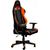 CANYON Deimos GС-4 Gaming chair, PU leather, Original foam and Cold molded foam, Metal Frame, Top gun mechanism, 90-165 dgree, 3D armrest, Class 4 gas lift, Nylon 5 Stars Base, 60mm PU caster, black+Orange.