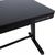 Desk ERGO adjustable with 1-motor, black