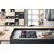 Ariston Hotpoint Hob HAGS 61F/BK Gas on glass, Number of burners/cooking zones 4, Mechanical, Black Iebūvējama virsma - Gāzes