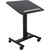 Mobile desk ERGO H74,5-114,5cm, black