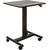 Mobile desk ERGO H74,5-114,5cm, black