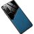 Mocco Lens Leather Back Case Кожанный чехол для Xiaomi Mi 10T Синий