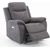 Кресло-реклайнер MILO 97x69xH103см, с электрическим механизмом, серый