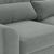 Corner sofa bed TITO light grey
