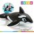 Intex Lil' Whale Ride On Swimming Board Black/White