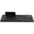 Gembird Multimedia Keyboard with Phone Stand Black