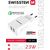 Swissten Premium Зарядное устройство 2x USB / QC3.0 23W белый Зарядные устройства