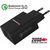 Swissten Premium Tīkla Lādētājs 2x USB / QC3.0 23W Melns Telefonu lādētāji 220v