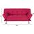Dīvāns gulta ROXY 189x88xH91cm, pārklājuma materiāls: audums, krāsa: sarkana