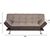 Dīvāns gulta ROXY 189x88xH91cm, pārklājuma materiāls, krāsa: bēša - brūna