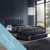 Кровать GRACE с матрасом HARMONY DELUX (85266) 160x200см, с 3-ящиками, обивка из мебельного текстиля, цвет: синий