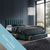 Кровать GRACE с матрасом HARMONY DUO (86744) 160x200см, с 3-ящиками, обивка из мебельного текстиля, цвет:  зелёный