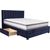 Кровать GRACE с 3-ящиками, без матрас, 160x200cм, обивка из мебельного текстиля, цвет: синий