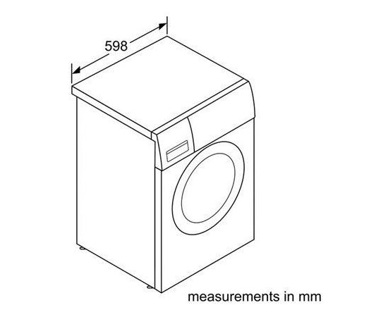 BOSCH WAB24166SN veļas mazgājamā mašīna