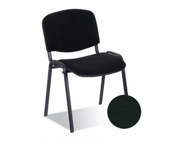 Krēsls NOWY STYL ISO BLACK V-4, melnas ādas imitācija