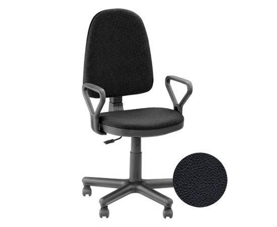 Krēsls NOWY STYL PRESTIGE 50 V-14, melnas ādas imitācija