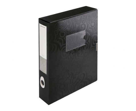 Panta Plast Mape ar līplentes aizdari TAICHI, A4, 55 mm, melnā krāsā