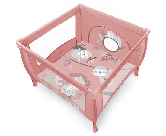PLAY "Sloth" pink 08 Baby Design (106x106 cm) Akcija