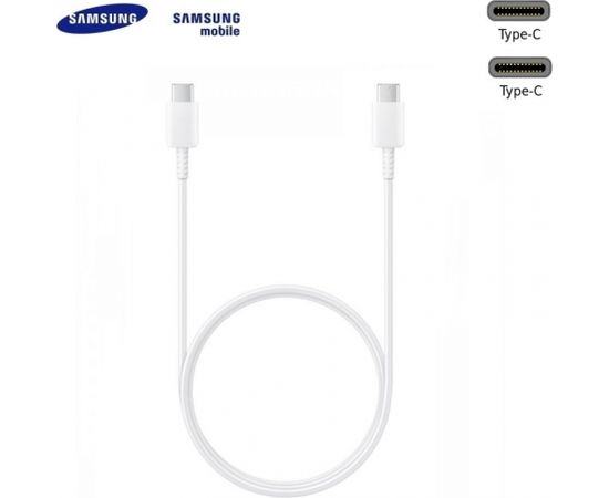 Samsung EP-DN975BWE Type-C на Type-C Кабель для передаяи Супер быстрой 5А данных и подзаряда Белый 1m (OEM)